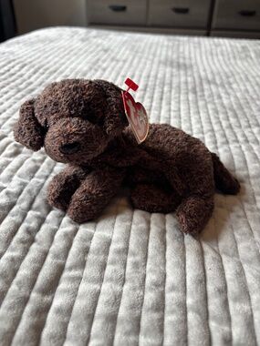 Ty Beanie Baby Fetcher the Dog Plush MWMT 2000